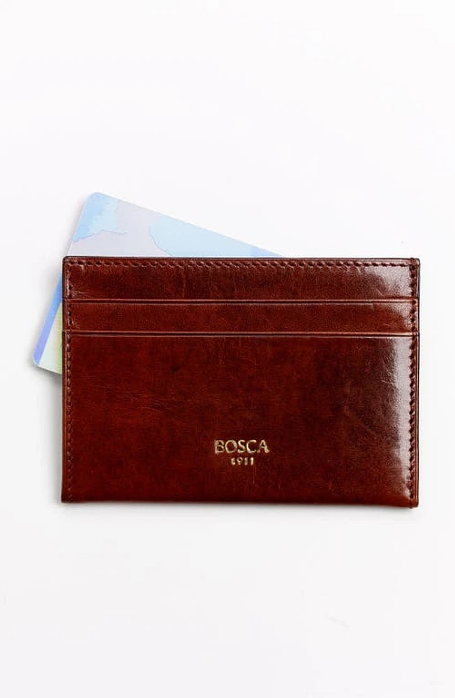 Bosca Old Leather Weekend Wallet in Cognac at Nordstrom