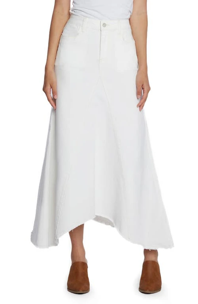 Wash Lab Denim Selma Pieced Asymmetric Maxi Skirt at Nordstrom,