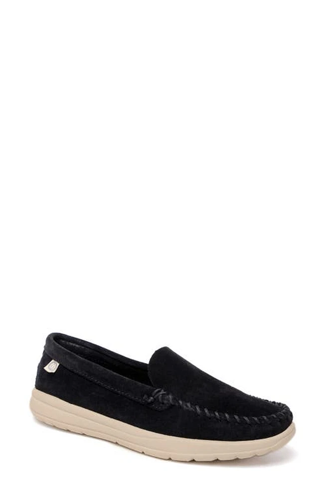 Minnetonka Discover Classic Slip-On Sneaker Black at Nordstrom,