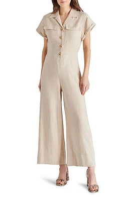 Steve Madden Fara Cotton & Linen Jumpsuit at Nordstrom,