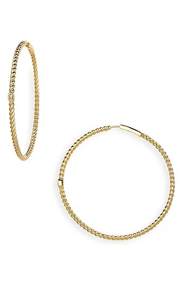 Nadri Golden Hour Extra Large Hoop Earrings at Nordstrom