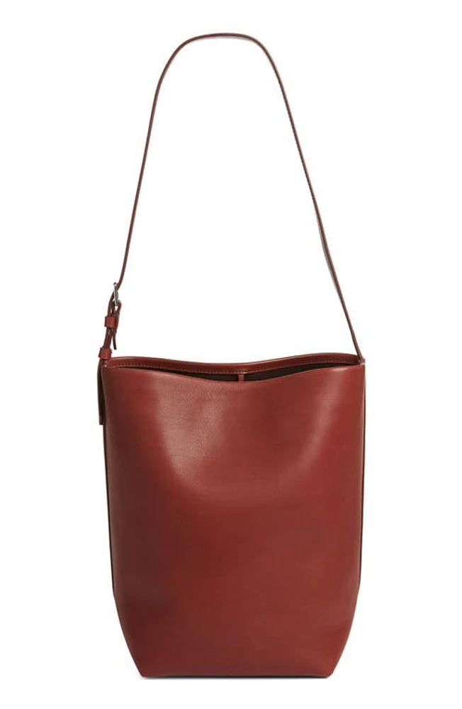 The Row Medium Park North/South Leather Tote in Cognac at Nordstrom