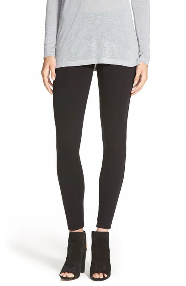 Splendid French Terry Leggings Black at Nordstrom,