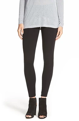 Splendid French Terry Leggings Black at Nordstrom,