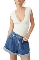 Free People Meg Rib Bodysuit at Nordstrom,