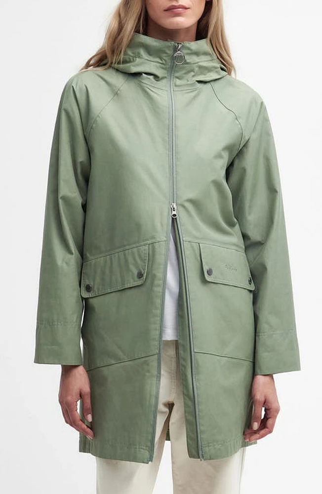 Barbour Heron Waterproof Jacket Bay Leaf at Nordstrom, Us