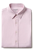 Rhone Commuter Slim Fit Stretch Button-Up Shirt Pink Morse at Nordstrom,