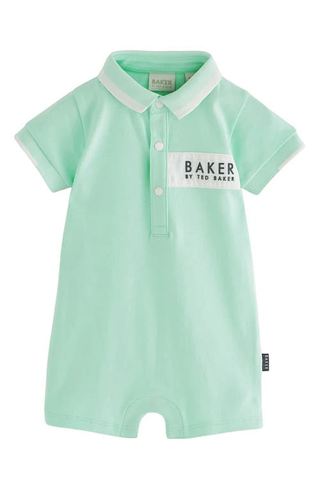 Baker by Ted Polo Romper Aqua Blue at Nordstrom,