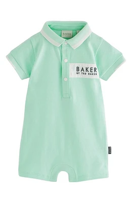 Baker by Ted Polo Romper Aqua Blue at Nordstrom,