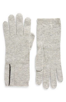 Brunello Cucinelli Monili Detail Cashmere Gloves at Nordstrom,