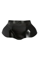 Alexander McQueen Leather Corset Belt 1000 Black at Nordstrom,