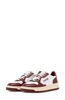 AUTRY Medalist Low Sneaker Wht/syrah at Nordstrom,