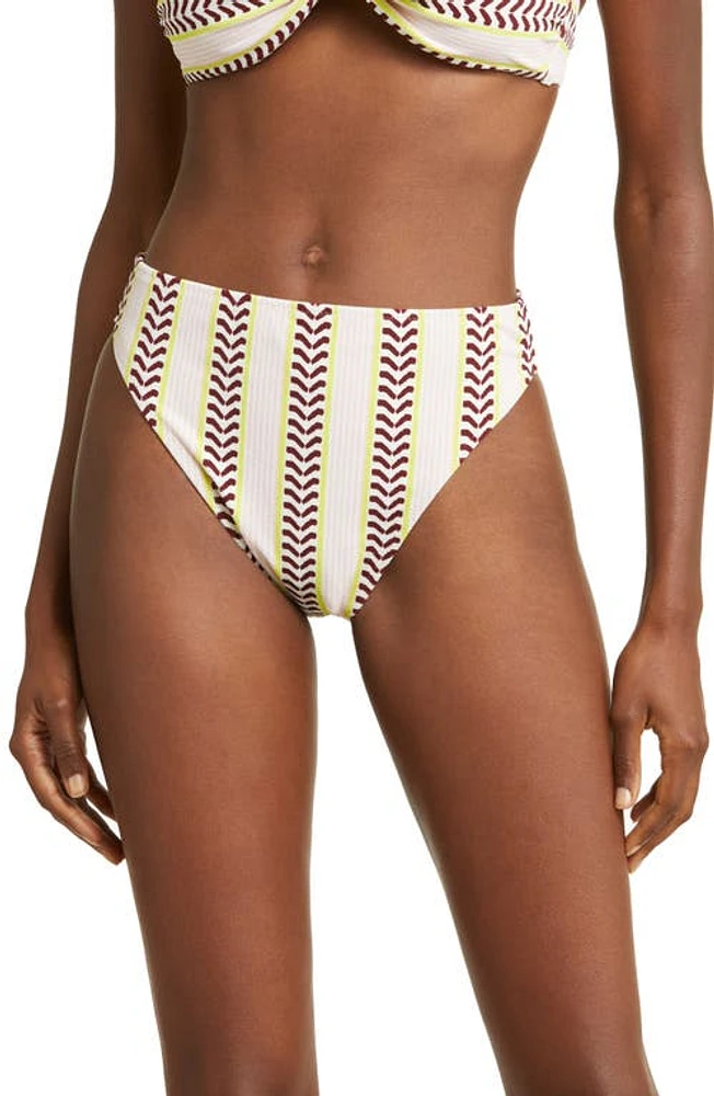 lemlem Kala High Leg Bikini Bottoms Kesiti Pink at Nordstrom,