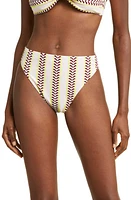 lemlem Kala High Leg Bikini Bottoms Kesiti Pink at Nordstrom,