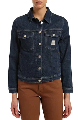 Mavi Jeans Mellie Denim Jacket Deep Hemp at Nordstrom,