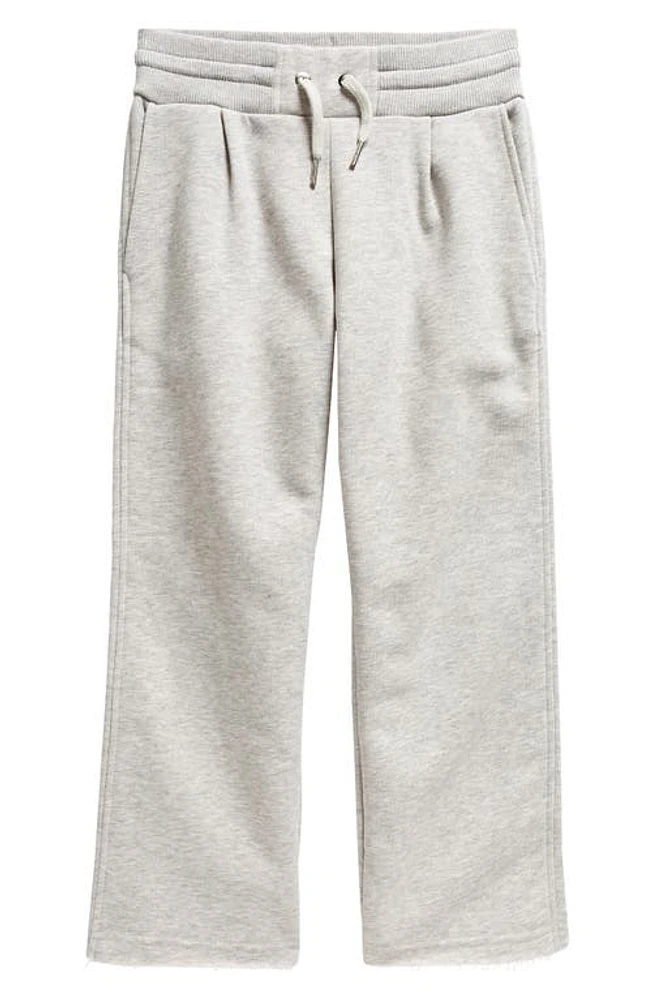 GIVENCHY KIDS Kids' Logo Tape Fleece Sweatpants Grey Marl at Nordstrom,