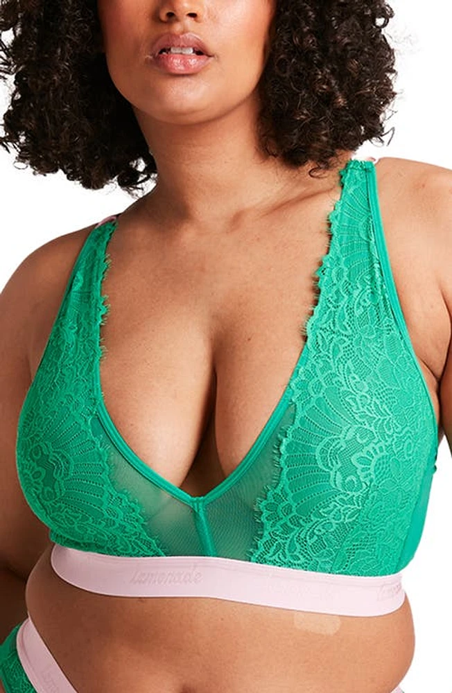 Lemonade Dolls The Synergy Fuller Cup Bralette Bright Green at Nordstrom,