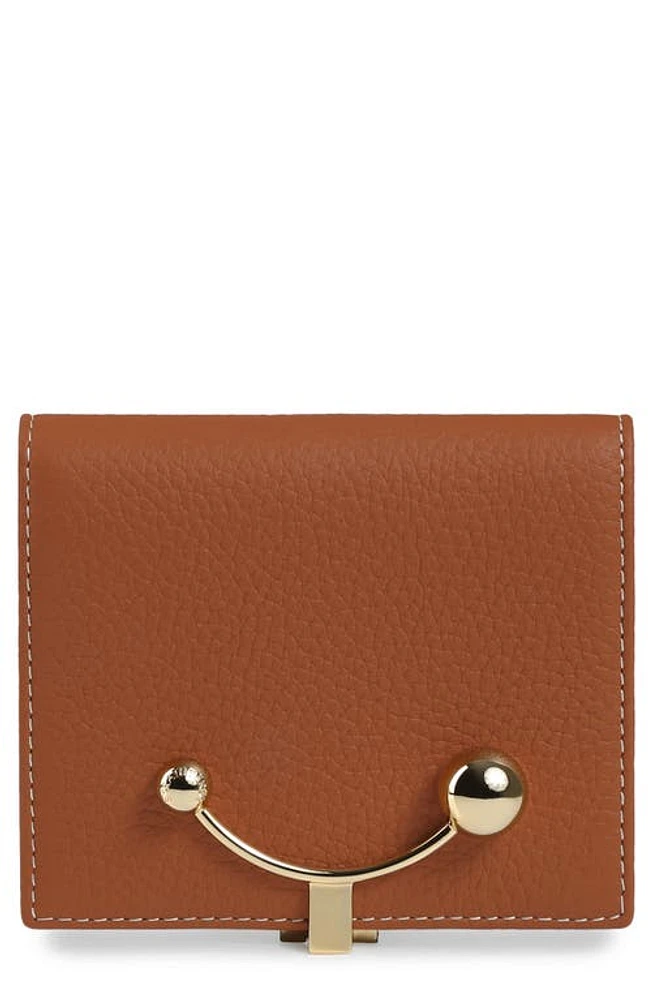 Strathberry Crescent Leather Wallet in Tan at Nordstrom