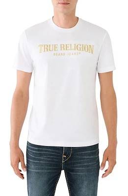 True Religion Brand Jeans Gold Arch Embroidered T-Shirt at Nordstrom,