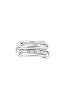 Spinelli Kilcollin Polaris Blanc Diamond Linked Rings in White Gold at Nordstrom, Size 6.5