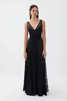 Nocturne Tulle Backless Dress in Black at Nordstrom