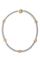 Laura Lombardi Fillia Two-Tone Station Necklace in Two Tone at Nordstrom