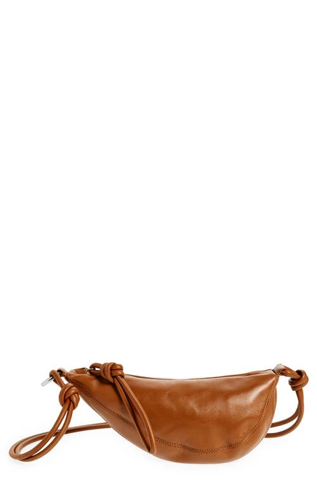 Dries Van Noten Bombe Leather Sling Bag in Tan at Nordstrom