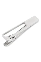 Cufflinks, Inc. Die Cut Stainless Steel Tie Clip in Silver at Nordstrom