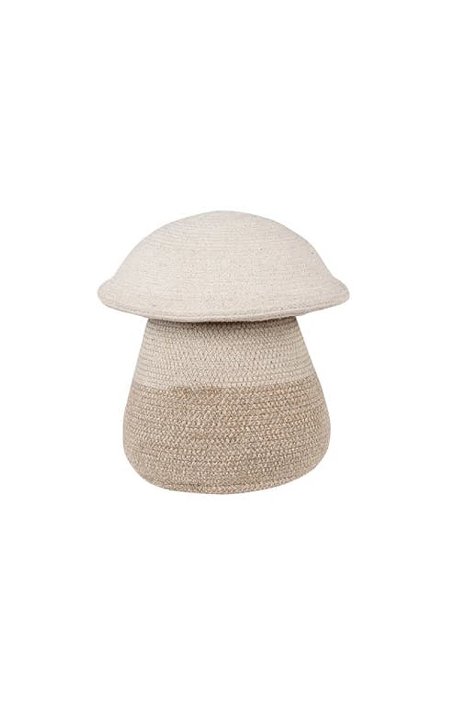 Lorena Canals Mushroom Basket in Natural Linen Soil Brown at Nordstrom