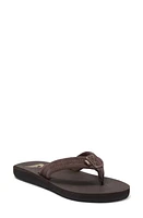 Quiksilver Kids' Carver Flip Flop Brown at Nordstrom, M