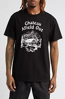 Afield Out Chateau Cotton Graphic T-Shirt Black at Nordstrom,