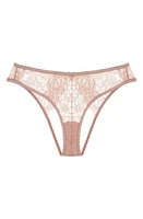 JOURNELLE Anya Cutout Bikini Briefs in Rosette at Nordstrom, Size Large