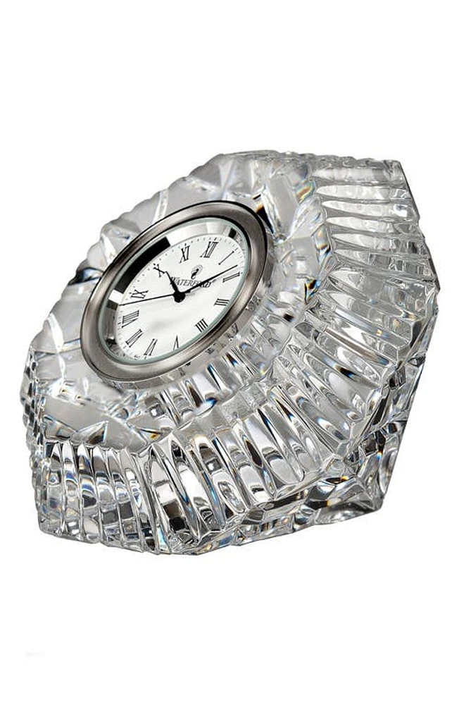 Waterford Lismore Diamond Clock in Crystal at Nordstrom