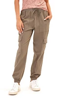 Threads 4 Thought Delilah Stretch Twill Cargo Joggers Artichoke at Nordstrom,