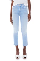 MOTHER The Dazzler Raw Hem Crop Slim Jeans Sun Kissed at Nordstrom,