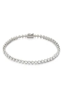 Monica Vinader Diamond Essential Tennis Bracelet Sterling Silver at Nordstrom,