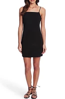 1.STATE Crepe Sheath Minidress Rich Black at Nordstrom,