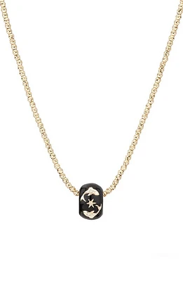 Adina Reyter Diamond Zodiac Pendant Necklace in Yellow Gold /Pisces at Nordstrom, Size 16