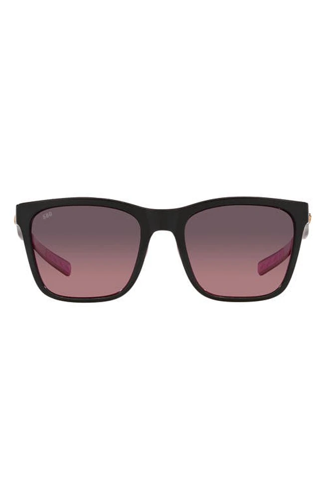 Costa Del Mar Panga 56mm Gradient Square Sunglasses in Fuchsia at Nordstrom