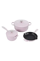 Le Creuset 5-Piece Signature Enameled Cast Iron Cookware Set in Shallot at Nordstrom