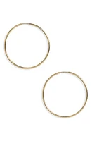 Argento Vivo Sterling Silver Argento Vivo Endless Hoops in Gold at Nordstrom