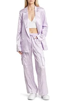 Dressed in Lala Floral Jacquard Blazer & Pants Set in Lavender at Nordstrom, Size Small