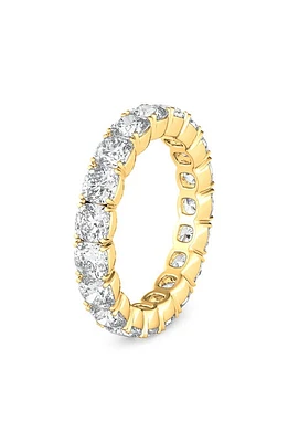 HauteCarat Cushion Cut Lab Created Diamond Eternity Ring in Gold at Nordstrom