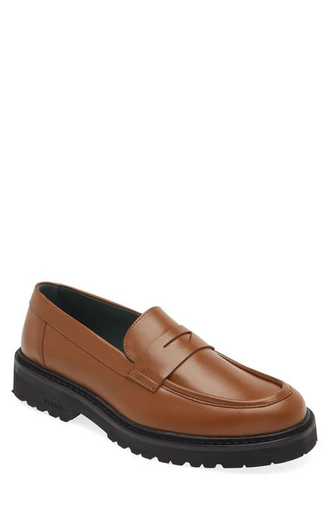 VINNY'S Richee Penny Loafer Brown at Nordstrom,