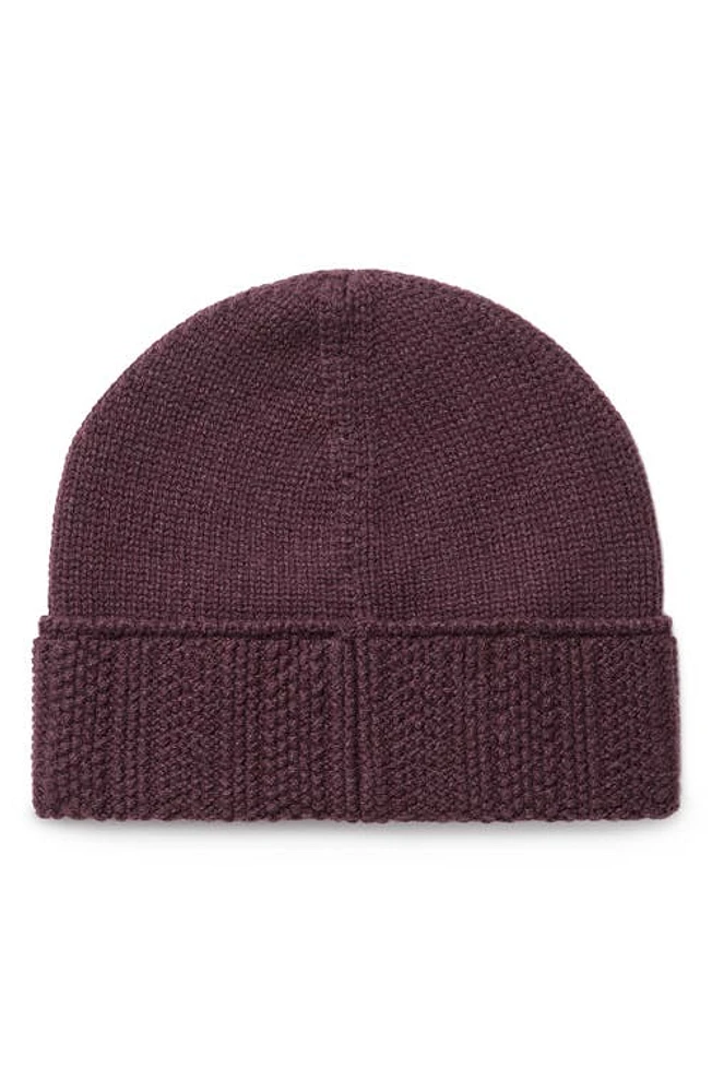 ZEGNA Cashmere Beanie in Plum at Nordstrom