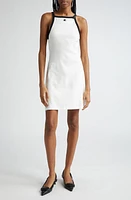 Courrèges Buckle Strap Cotton Knit Dress at Nordstrom,