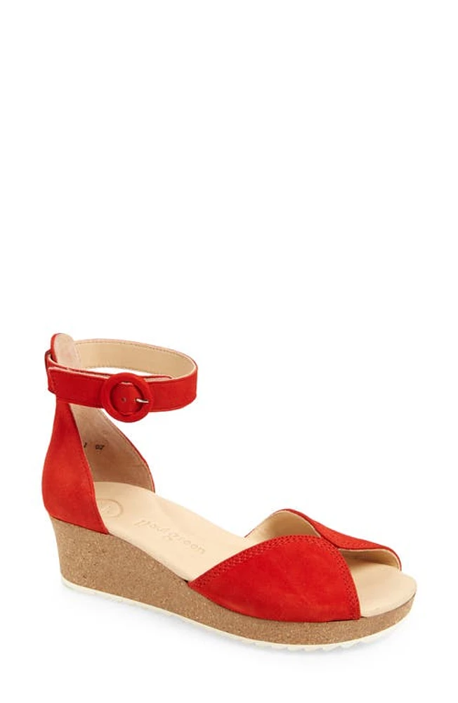 Paul Green Venice Wedge Sandal Suede at Nordstrom,