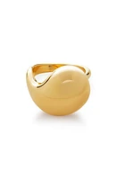 Monica Vinader Nura Wrap Ring 18Ct Gold Vermeil/Ster Silver at