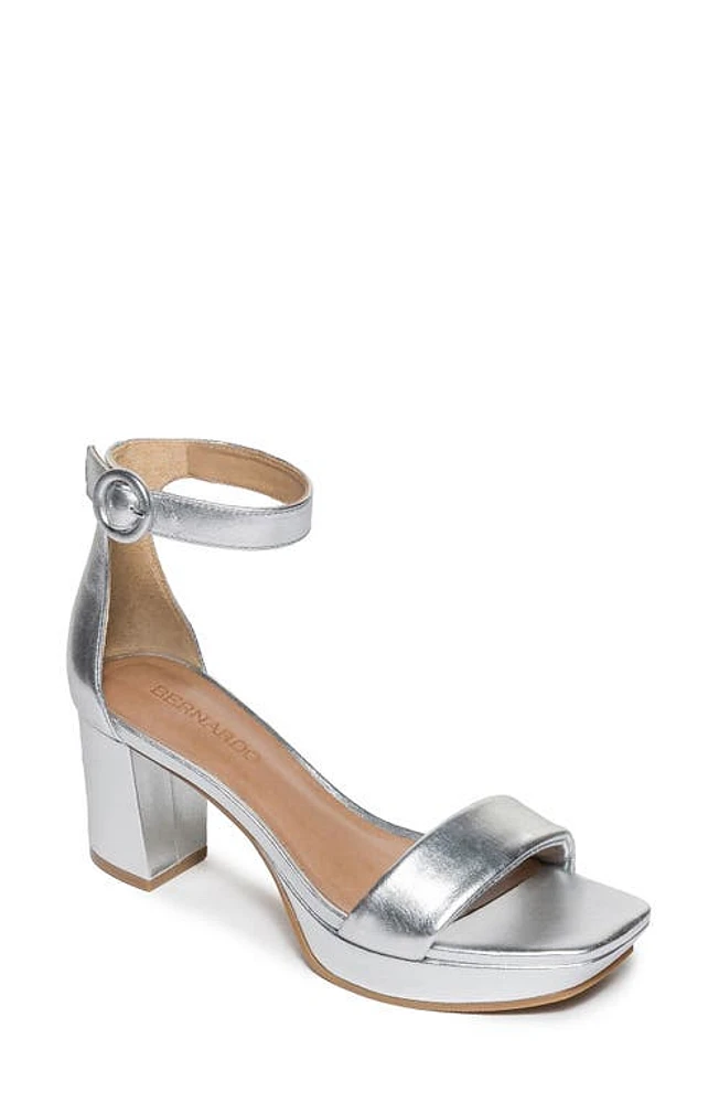 BERNARDO FOOTWEAR Carla Square Toed Ankle Strap Sandal at Nordstrom,