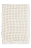 little unicorn Cotton Muslin Baby Quilt in Tan Gingham at Nordstrom